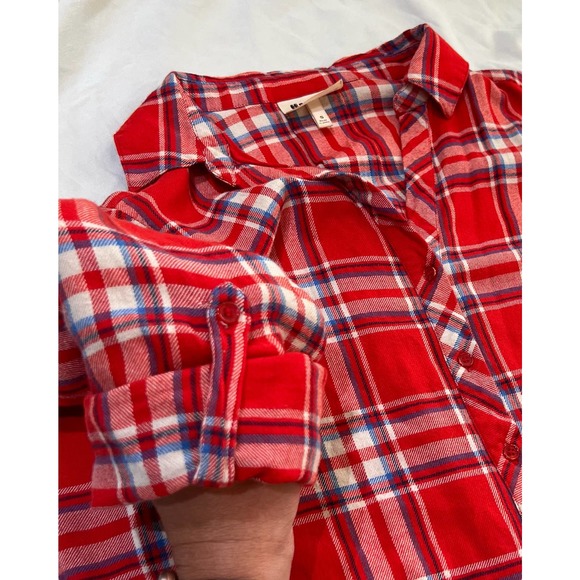 Hester & Orchard button up half sleeve flannel size small - Picture 5 of 11